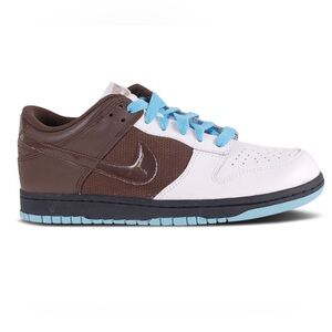 WMNS size 6 DUNK LOW 'WHITE BAROQUE BROWN'